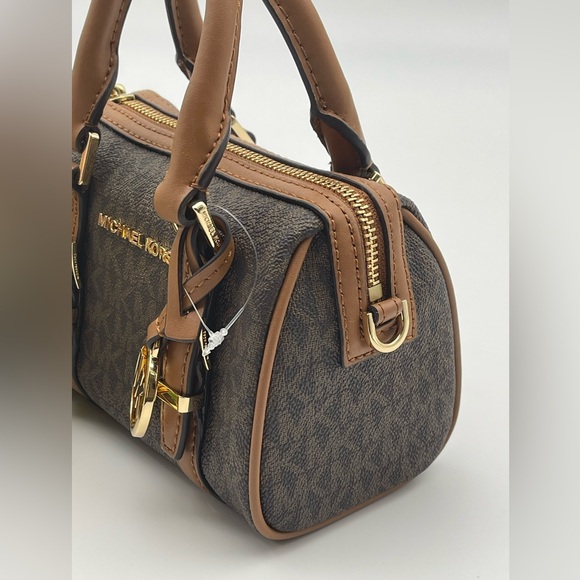 Michael Kors Bedford Extra-Small Logo Duffle Crossbody Bag - Picture 9 of 15